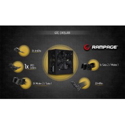RAMPAGE 700WATT POWER SUPPLY 80 PLUS