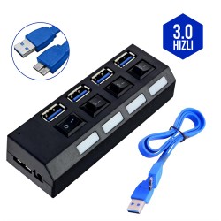 Nivatech NTC 629-1 4 PORT ANAHTARLI USB 3,0 HUB Nivatech NTC 629-1 4 PORT ANAHTARLI USB 3,0 HUB