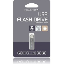 POWERWAY 32 GB METAL OTG FLASH BELLEK POWERWAY 32 GB METAL OTG FLASH BELLEK