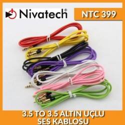 Nivatech NTC 399 3,5 TO 3,5 AUX CABLE Nivatech NTC 399 3,5 TO 3,5 AUX CABLE