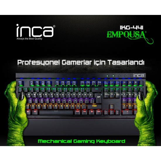 INCA EMPOUSA IKG-441 MEKANİK GAMİNG KLAVYE